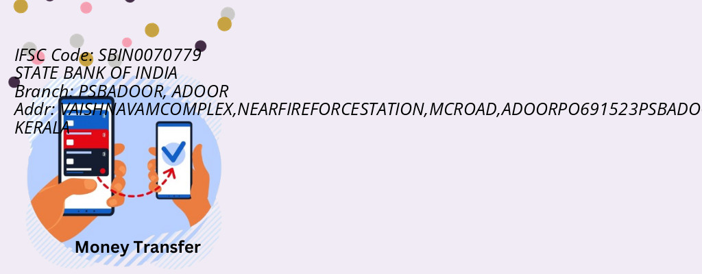 Find STATE BANK OF INDIA IFSC Code ADOOR - PSBADOOR Branch