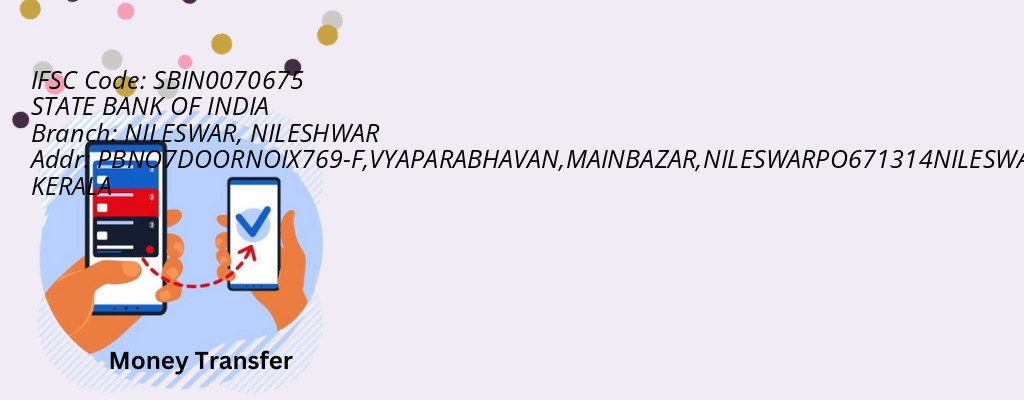 Find STATE BANK OF INDIA IFSC Code NILESHWAR - NILESWAR Branch