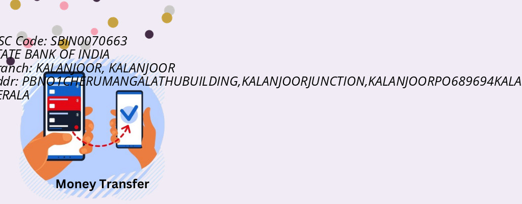 Find STATE BANK OF INDIA IFSC Code KALANJOOR - KALANJOOR Branch