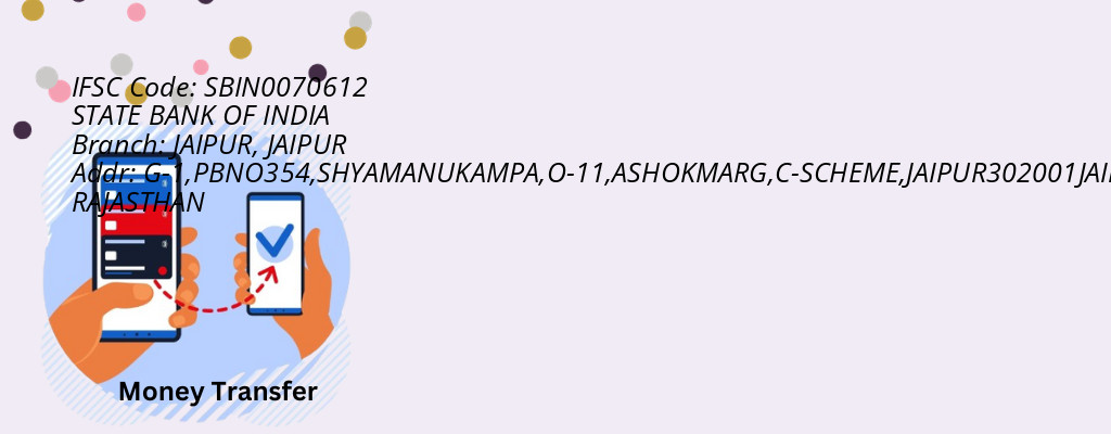 Find STATE BANK OF INDIA IFSC Code JAIPUR - JAIPUR Branch