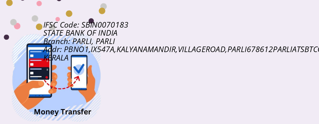 Find STATE BANK OF INDIA IFSC Code PARLI - PARLI Branch