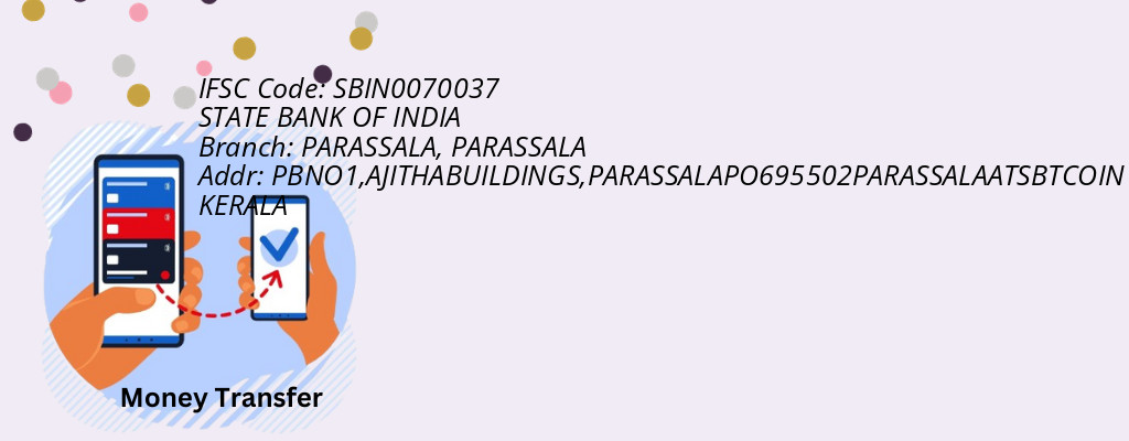 Find STATE BANK OF INDIA IFSC Code PARASSALA - PARASSALA Branch