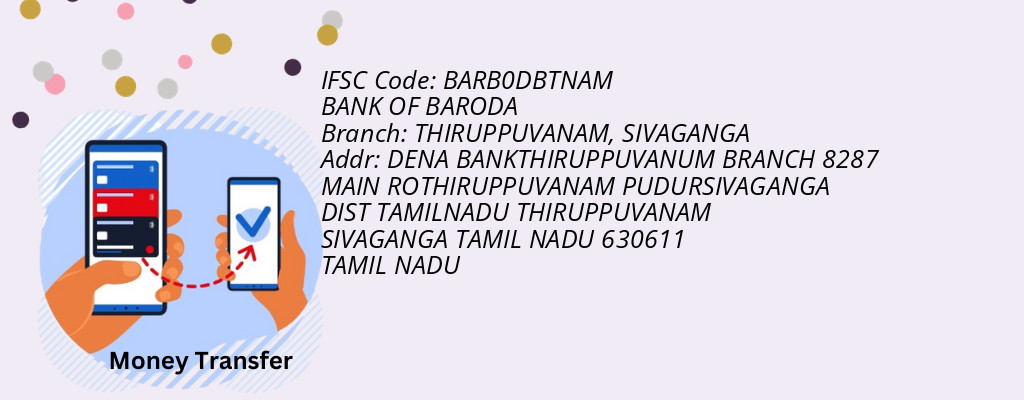 Find BANK OF BARODA IFSC Code SIVAGANGA - THIRUPPUVANAM Branch