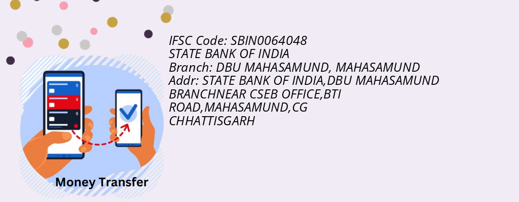 Find STATE BANK OF INDIA IFSC Code MAHASAMUND - DBU MAHASAMUND Branch