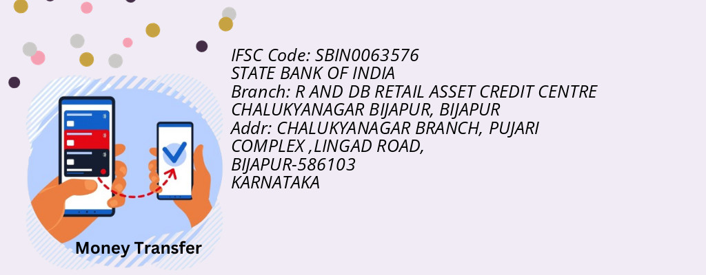 Find STATE BANK OF INDIA IFSC Code BIJAPUR - R AND DB RETAIL ASSET CREDIT CENTRE CHALUKYANAGAR BIJAPUR Branch