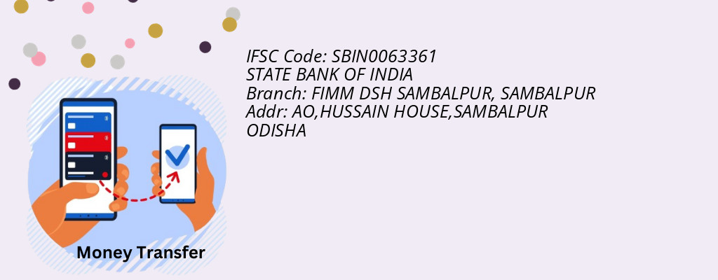 Find STATE BANK OF INDIA IFSC Code SAMBALPUR - FIMM DSH SAMBALPUR Branch