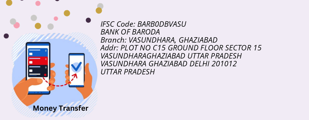 Find BANK OF BARODA IFSC Code GHAZIABAD - VASUNDHARA Branch