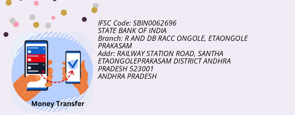 Find STATE BANK OF INDIA IFSC Code ETAONGOLE PRAKASAM - R AND DB RACC ONGOLE Branch