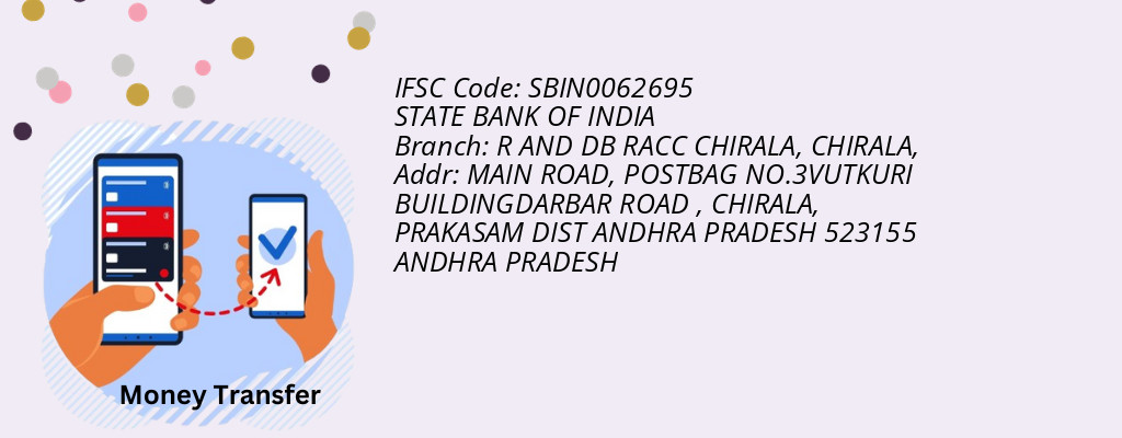 Find STATE BANK OF INDIA IFSC Code CHIRALA, - R AND DB RACC CHIRALA Branch