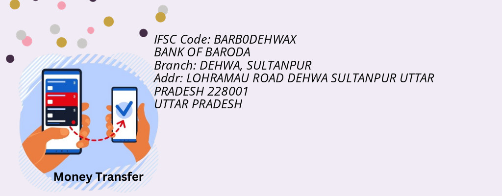 Find BANK OF BARODA IFSC Code SULTANPUR - DEHWA Branch
