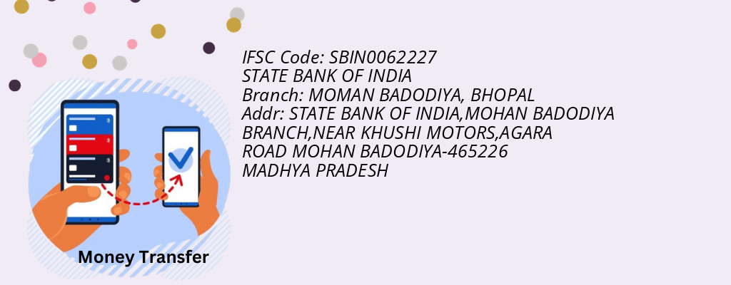 Find STATE BANK OF INDIA IFSC Code BHOPAL - MOMAN BADODIYA Branch