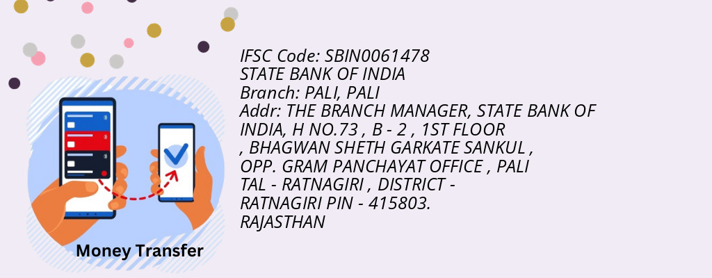 Find STATE BANK OF INDIA IFSC Code PALI - PALI Branch