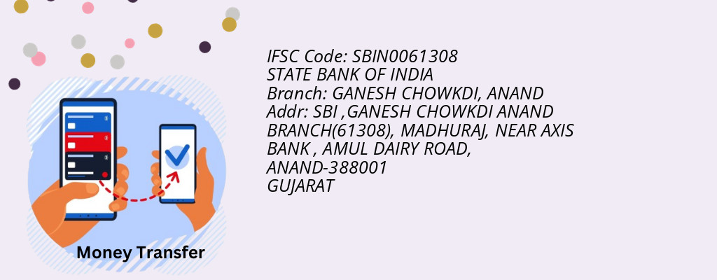 Find STATE BANK OF INDIA IFSC Code ANAND - GANESH CHOWKDI Branch