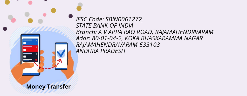 Find STATE BANK OF INDIA IFSC Code RAJAMAHENDRVARAM - A V APPA RAO ROAD Branch
