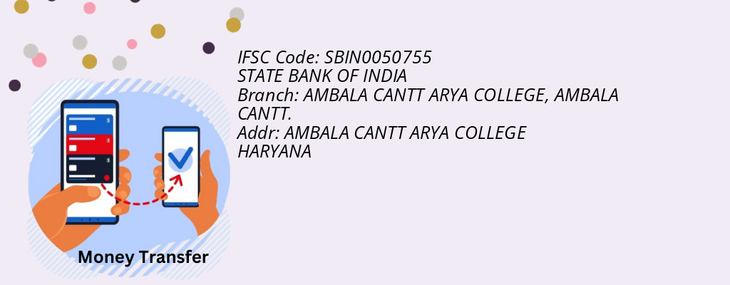 Find STATE BANK OF INDIA IFSC Code AMBALA CANTT. - AMBALA CANTT ARYA COLLEGE Branch