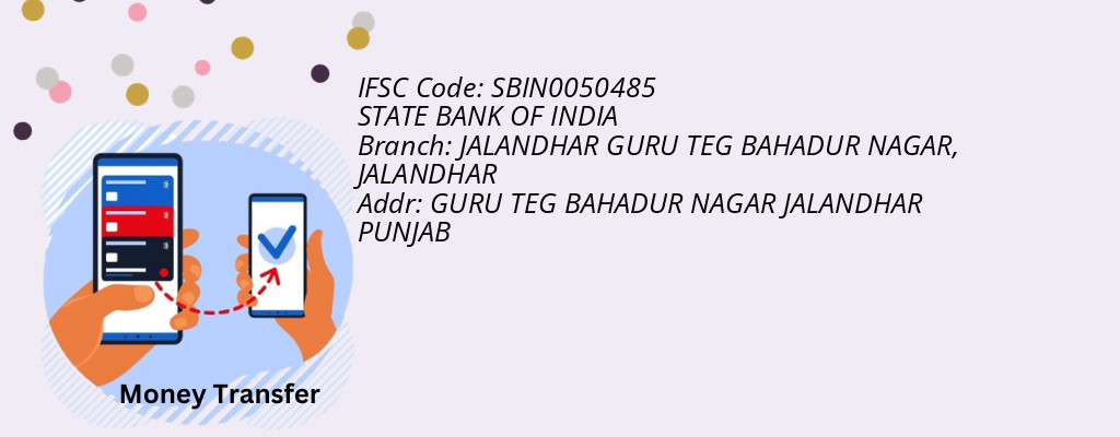 Find STATE BANK OF INDIA IFSC Code JALANDHAR - JALANDHAR GURU TEG BAHADUR NAGAR Branch