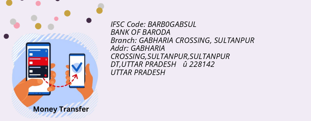 Find BANK OF BARODA IFSC Code SULTANPUR - GABHARIA CROSSING Branch