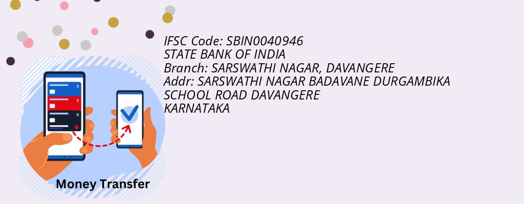 Find STATE BANK OF INDIA IFSC Code DAVANGERE - SARSWATHI NAGAR Branch