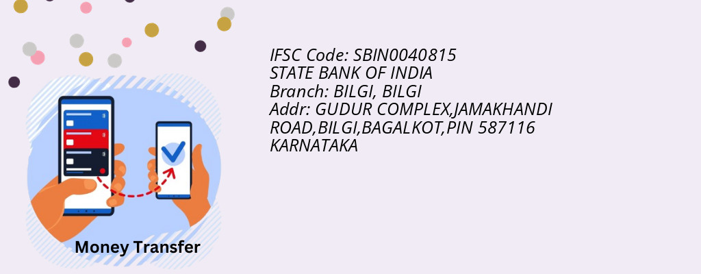 Find STATE BANK OF INDIA IFSC Code BILGI - BILGI Branch