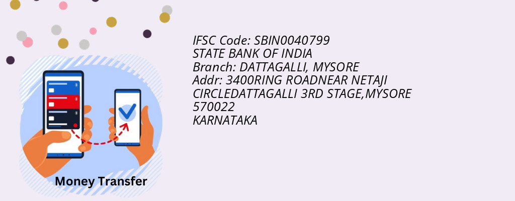 Find STATE BANK OF INDIA IFSC Code MYSORE - DATTAGALLI Branch