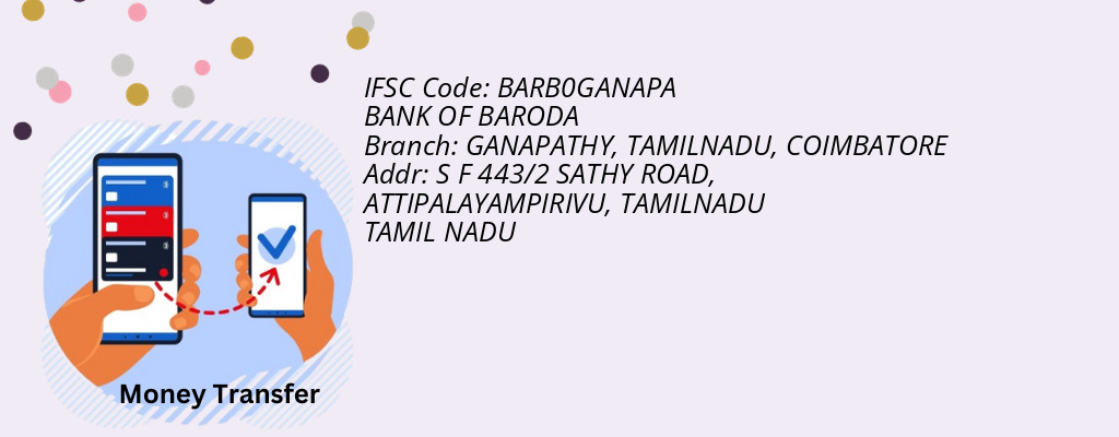 Find BANK OF BARODA IFSC Code COIMBATORE - GANAPATHY, TAMILNADU Branch