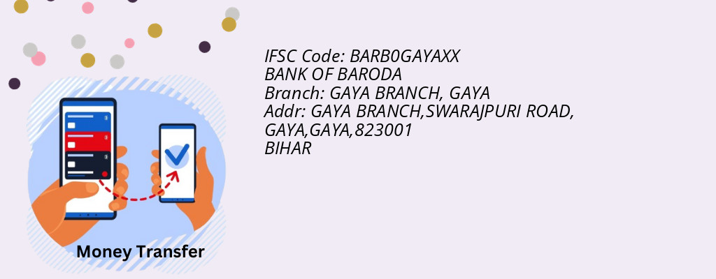 Find BANK OF BARODA IFSC Code GAYA - GAYA BRANCH Branch