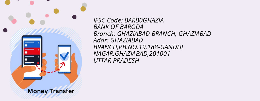 Find BANK OF BARODA IFSC Code GHAZIABAD - GHAZIABAD BRANCH Branch