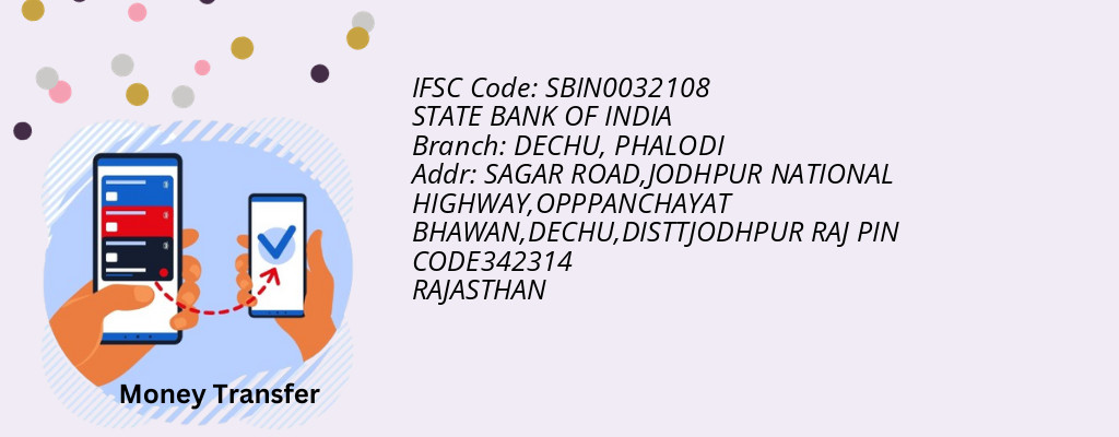 Find STATE BANK OF INDIA IFSC Code PHALODI - DECHU Branch