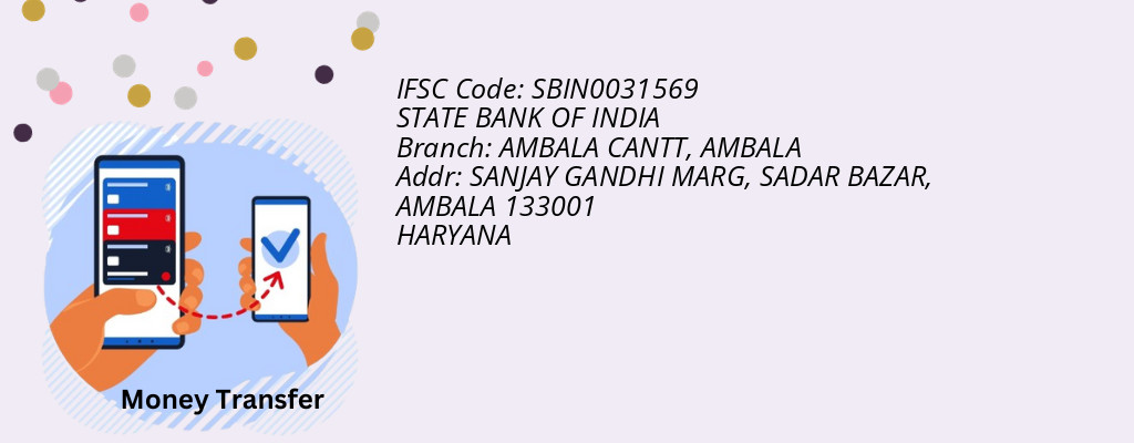 Find STATE BANK OF INDIA IFSC Code AMBALA - AMBALA CANTT Branch