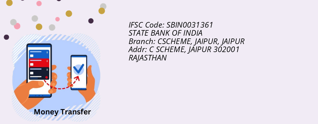 Find STATE BANK OF INDIA IFSC Code JAIPUR - CSCHEME, JAIPUR Branch