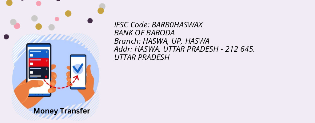 Find BANK OF BARODA IFSC Code HASWA - HASWA, UP Branch