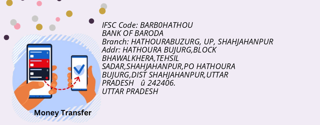 Find BANK OF BARODA IFSC Code SHAHJAHANPUR - HATHOURABUZURG, UP Branch