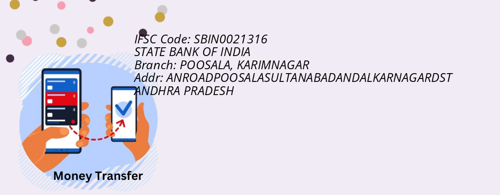 Find STATE BANK OF INDIA IFSC Code KARIMNAGAR - POOSALA Branch