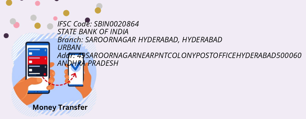 Find STATE BANK OF INDIA IFSC Code HYDERABAD URBAN - SAROORNAGAR HYDERABAD Branch