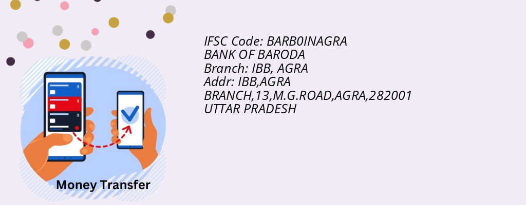 Find BANK OF BARODA IFSC Code AGRA - IBB Branch