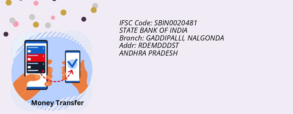 Find STATE BANK OF INDIA IFSC Code NALGONDA - GADDIPALLI Branch