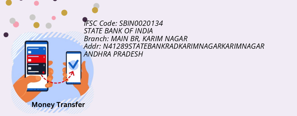 Find STATE BANK OF INDIA IFSC Code KARIM NAGAR - MAIN BR Branch