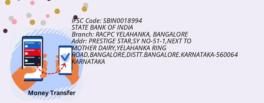 Find STATE BANK OF INDIA IFSC Code BANGALORE - RACPC YELAHANKA Branch