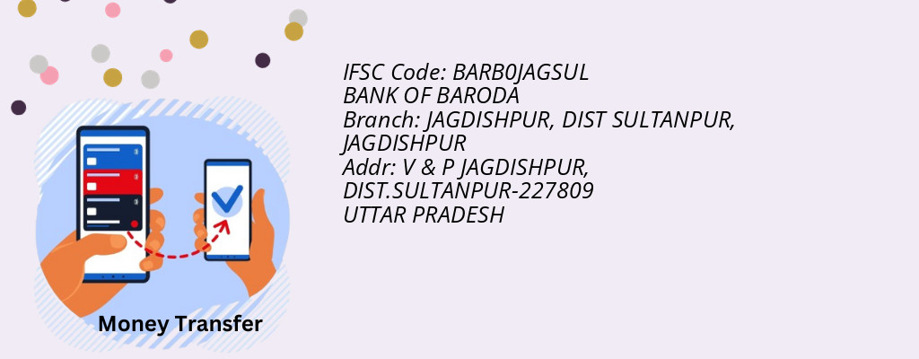 Find BANK OF BARODA IFSC Code JAGDISHPUR - JAGDISHPUR, DIST SULTANPUR Branch