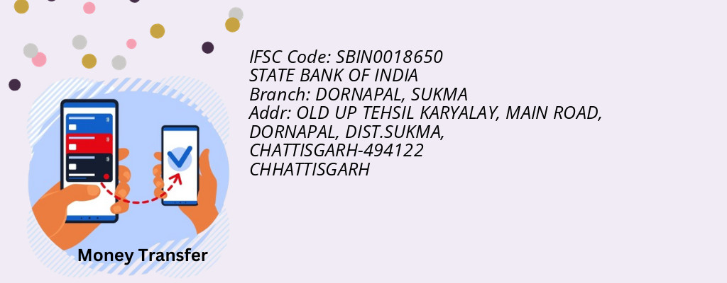 Find STATE BANK OF INDIA IFSC Code SUKMA - DORNAPAL Branch