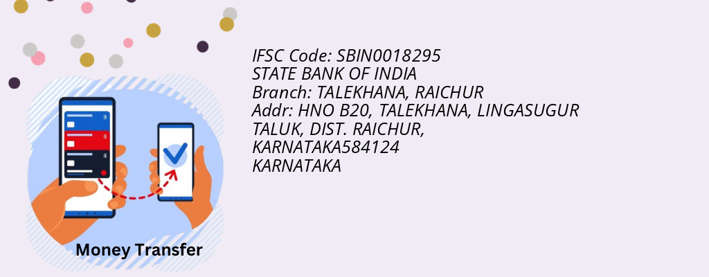 Find STATE BANK OF INDIA IFSC Code RAICHUR - TALEKHANA Branch