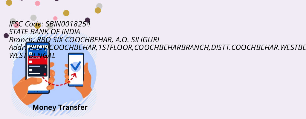 Find STATE BANK OF INDIA IFSC Code A.O. SILIGURI - RBO SIX COOCHBEHAR Branch