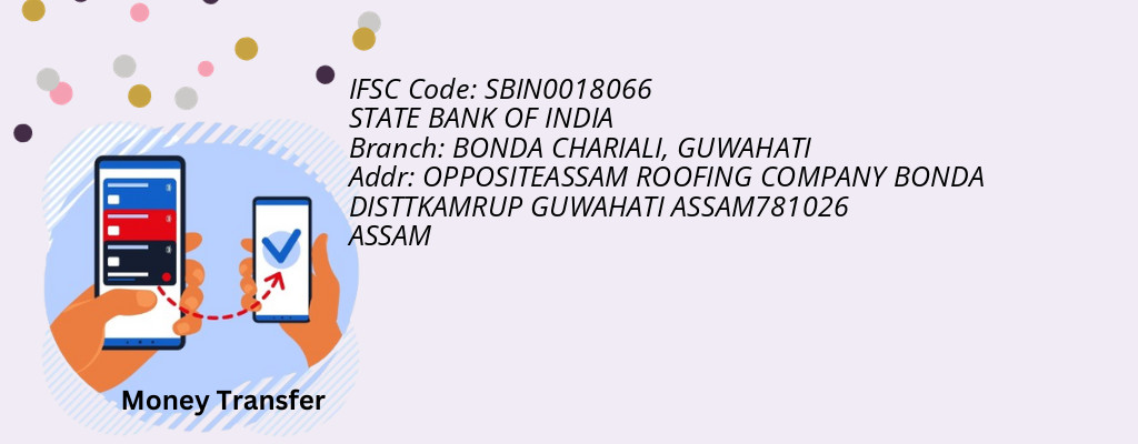 Find STATE BANK OF INDIA IFSC Code GUWAHATI - BONDA CHARIALI Branch