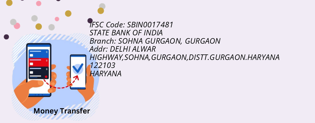 Find STATE BANK OF INDIA IFSC Code GURGAON - SOHNA GURGAON Branch