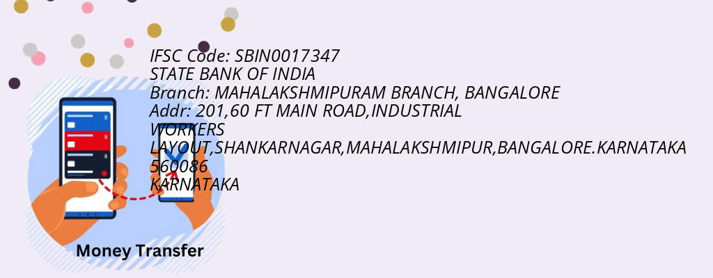 Find STATE BANK OF INDIA IFSC Code BANGALORE - MAHALAKSHMIPURAM BRANCH Branch
