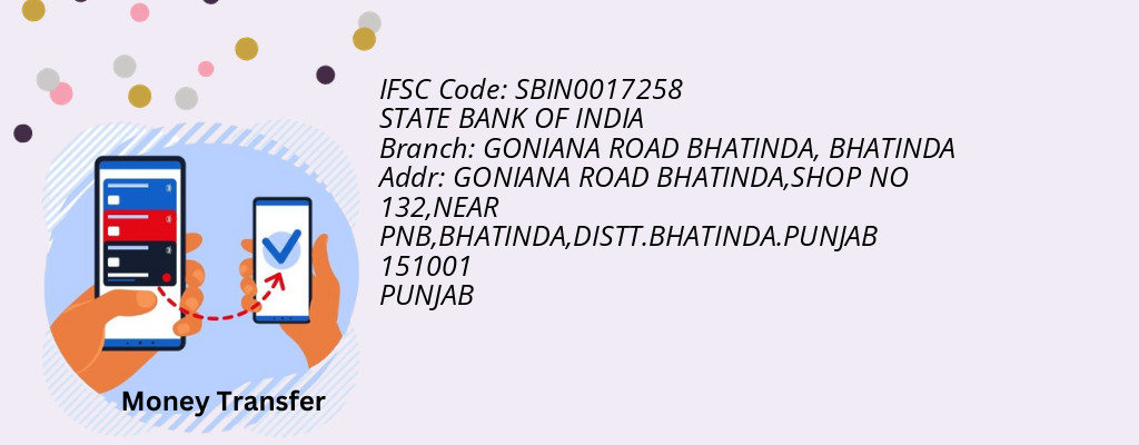 Find STATE BANK OF INDIA IFSC Code BHATINDA - GONIANA ROAD BHATINDA Branch
