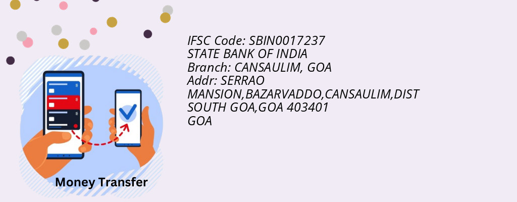 Find STATE BANK OF INDIA IFSC Code GOA - CANSAULIM Branch