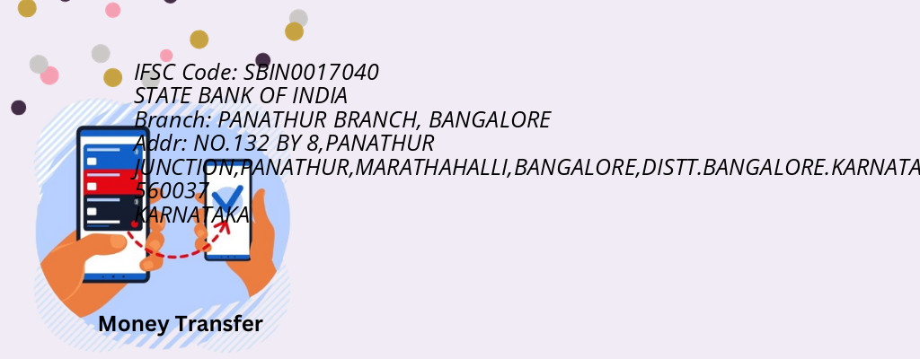 Find STATE BANK OF INDIA IFSC Code BANGALORE - PANATHUR BRANCH Branch