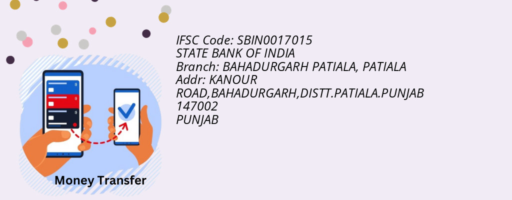 Find STATE BANK OF INDIA IFSC Code PATIALA - BAHADURGARH PATIALA Branch