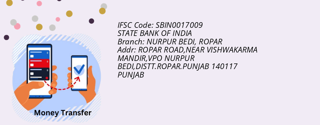 Find STATE BANK OF INDIA IFSC Code ROPAR - NURPUR BEDI Branch